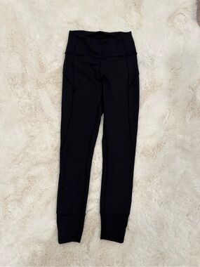 LULULEMON Black High-Waist Performance Leggings